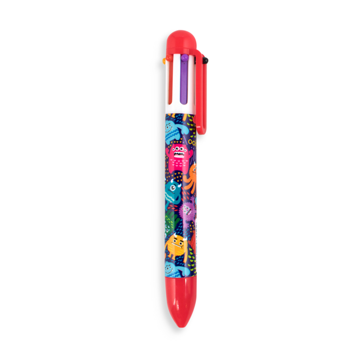 ooly 6 Click Multi Colour Pens - Monsters