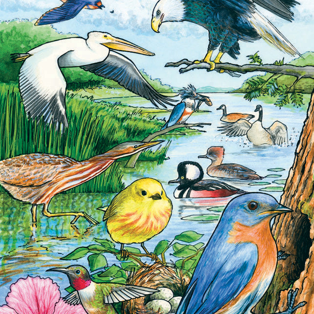 Cobble Hill 35pc Tray Puzzle - North American Birds