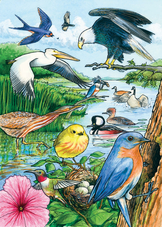 Cobble Hill 35pc Tray Puzzle - North American Birds