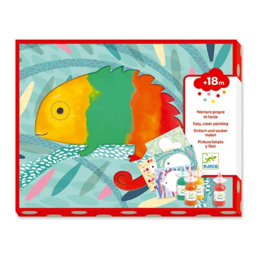 Djeco Easy, Clean Painting Squirt and Spread