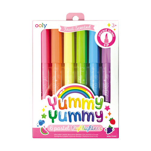 ooly Yummy Yummy Fruit Scented Highlighters Set of 6