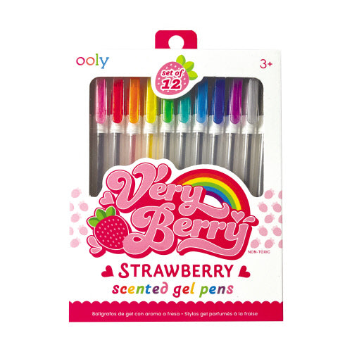 ooly Very Berry Scented Gel Pens - Set of 12