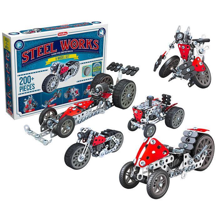 Steel Works 5 Model Set - 200+ pcs