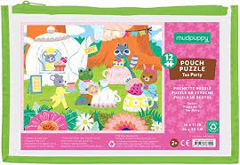 Mudpuppy 12 Piece Pouch Puzzle - Various Styles