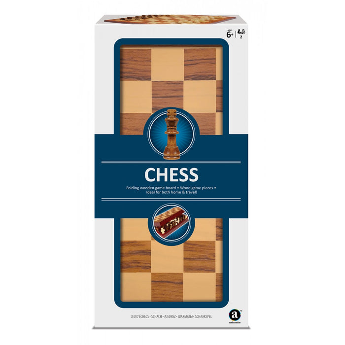 Folding Wooden Chess Set