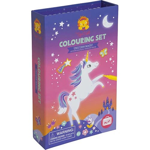 Tiger Tribe - Colouring Set - Unicorn Magic