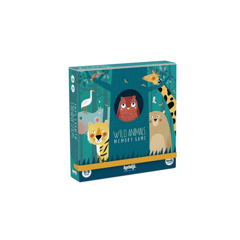 Wild Animals Memory Game