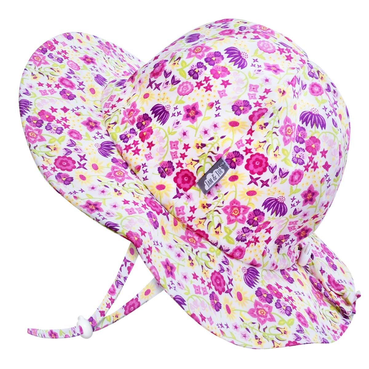 Jan & Jul Cotton Floppy Hat Wildflower - Sz Medium