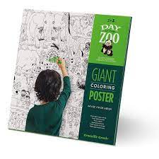 Crocodile Creek Giant Coloring Poster - Various Styles